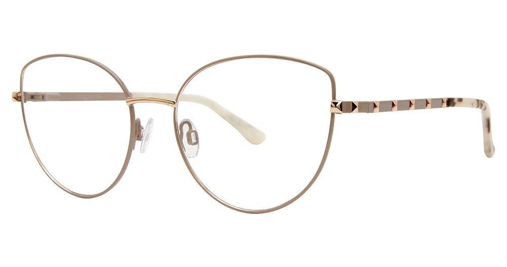 Daisy Fuentes DFLPriscilla Eyeglasses - Taupep/gold - view 2